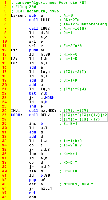 Abb. 7: Assembler-Programm [1]