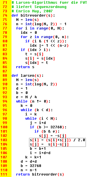 Abb. 6: Python-Programm